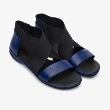 Camper Right Womens Sandals US-89704 Blue Black Friday Sale